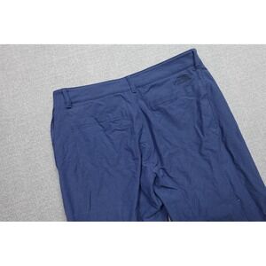 The North Face Pants Mens 34x30 Blue Woven Hiking UPF 40 Zip Pocket Climbing